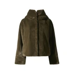 Perfect Moment Faux Fur Hoodie in Brown | Jackets | Coveti