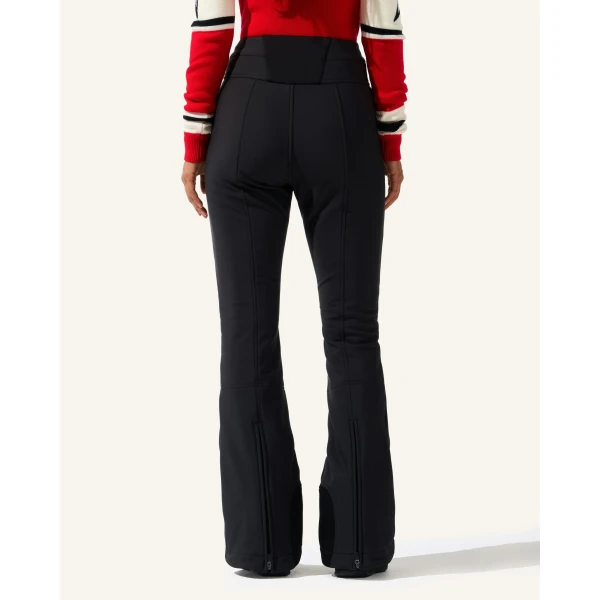 Perfect Moment High-Waist Aurora Flare Ski Pant in Black 2192, view 4 | Pants | Coveti