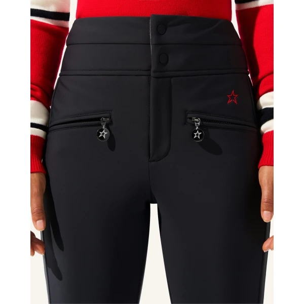 Perfect Moment High-Waist Aurora Flare Ski Pant in Black 2192, view 5 | Pants | Coveti