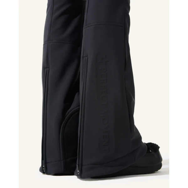 Perfect Moment High-Waist Aurora Flare Ski Pant in Black 2192, view 6 | Pants | Coveti