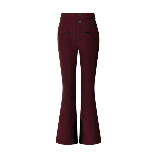 Perfect Moment High-Waist Aurora Flare Ski Pant in Burgundy | Pants | Coveti