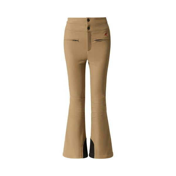 Perfect Moment High-Waist Aurora Flare Ski Pant in Camel | Pants | Coveti