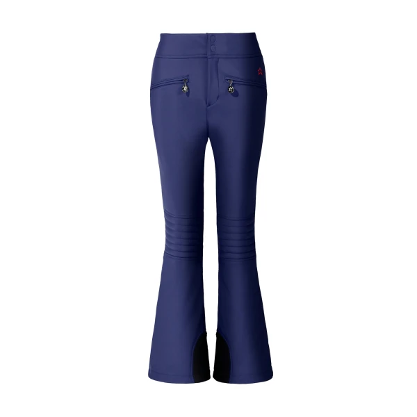 Perfect Moment High-Waist Aurora Flare Ski Pant in Navy 2191 | Pants | Coveti