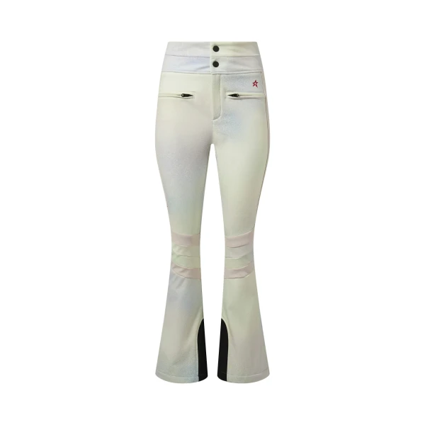 Perfect Moment High-Waist Aurora Flare Ski Pant in Pastel Rainbow | Pants | Coveti