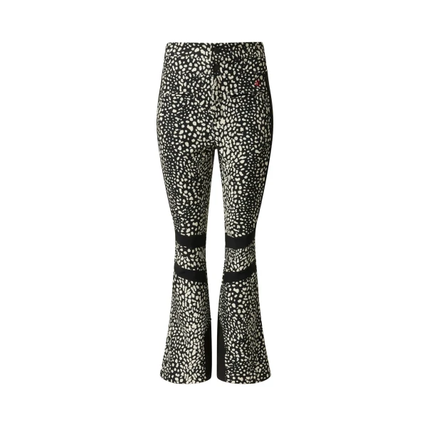 Perfect Moment High-Waist Aurora Flare Ski Pant in Snow Leopard | Pants | Coveti