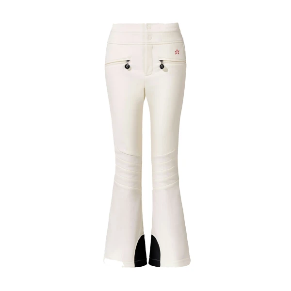 Perfect Moment High-Waist Aurora Flare Ski Pant in White | Pants | Coveti