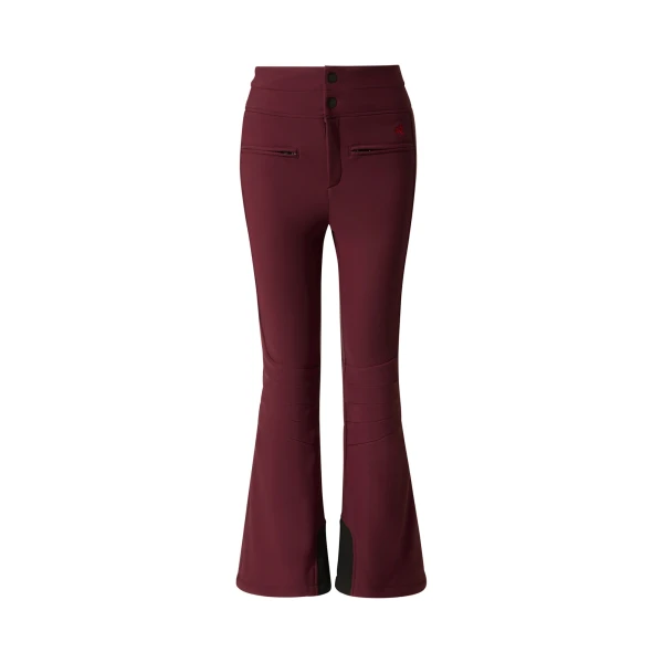 Perfect Moment High-Waist Aurora Flare Ski Pant in Wine 2479 | Pants | Coveti