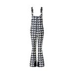 Perfect Moment JG Bib Ski Pant in Black and White Houndstooth | Pants | Coveti