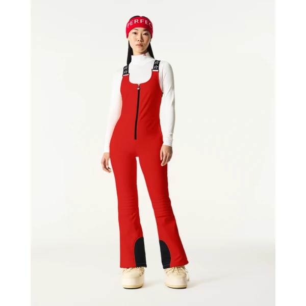 Perfect Moment JG Bib Ski Pant in Red, view 2 | Pants | Coveti