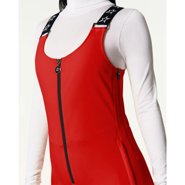 Perfect Moment JG Bib Ski Pant in Red, view 5 | Pants | Coveti