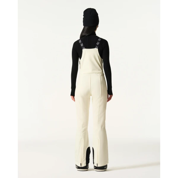 Perfect Moment JG Bib Ski Pant in White, view 3 | Pants | Coveti