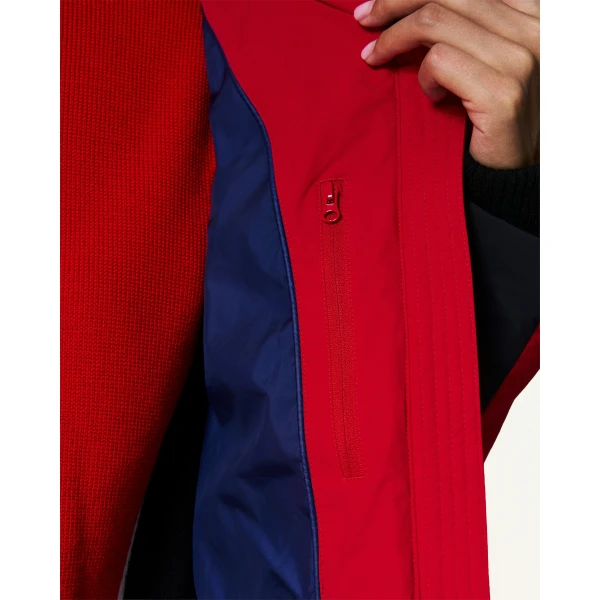 Perfect Moment JG Down Ski Jacket in Red, view 5 | Jackets | Coveti