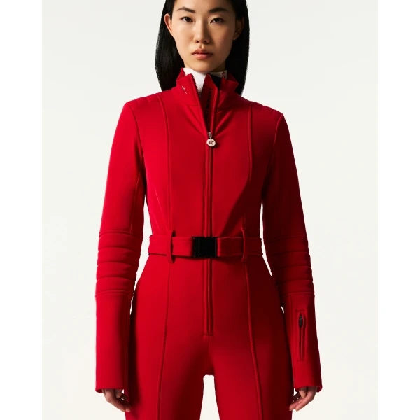 Perfect Moment JG Ski Suit in Red, view 3 | Jumpsuit | Coveti