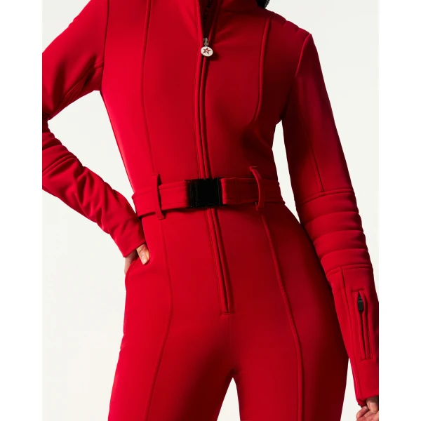 Perfect Moment JG Ski Suit in Red, view 4 | Jumpsuit | Coveti