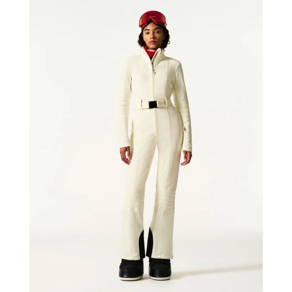 Perfect Moment JG Ski Suit in Snow White, view 2 | Jumpsuit | Coveti