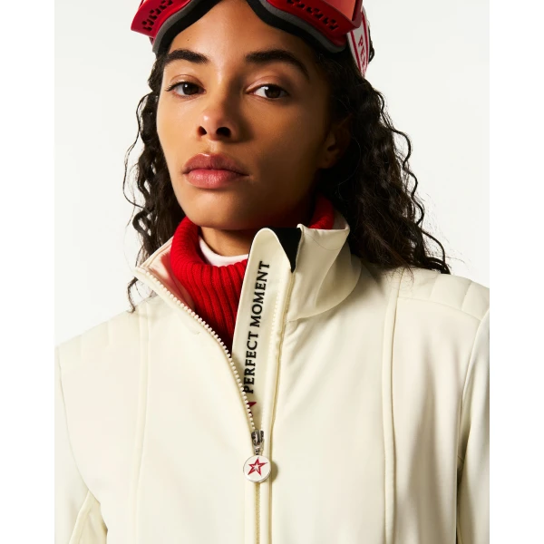 Perfect Moment JG Ski Suit in Snow White, view 5 | Jumpsuit | Coveti