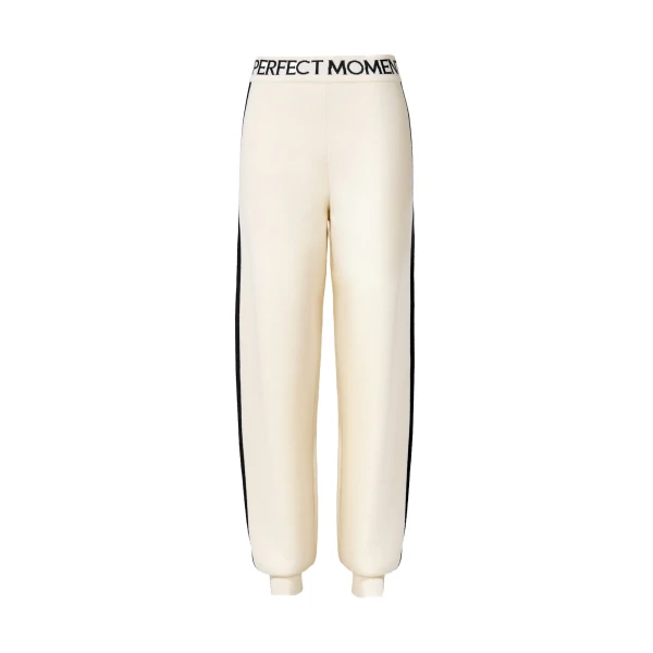 Perfect Moment LA Tour Merino Wool Jogger Pant in White | Sweatpants | Coveti