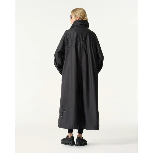 Perfect Moment Long Parachute Shell Jacket in Black, view 3 | Jackets | Coveti