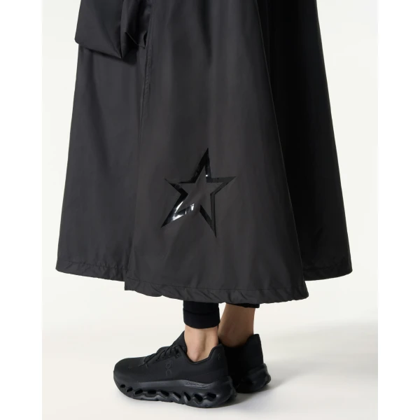 Perfect Moment Long Parachute Shell Jacket in Black, view 6 | Jackets | Coveti