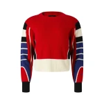 Perfect Moment Merino Wool Racer Sweater in Red | Sweaters | Coveti