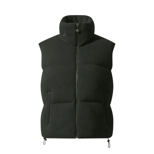 Perfect Moment Merino Wool & Cashmere Down Gilet in Black | Vests | Coveti