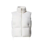 Perfect Moment Merino Wool & Cashmere Down Gilet in Nature White Perfect Moment Merino Wool & Cashmere Down Gilet in Nature White | Vests | Coveti