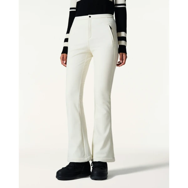 Perfect Moment Mid-Rise Aurora Apres Pant in Snow White, view 3 | Pants | Coveti