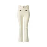 Perfect Moment Mid-Rise Aurora Flare Ski Pant in Snow White | Pants | Coveti