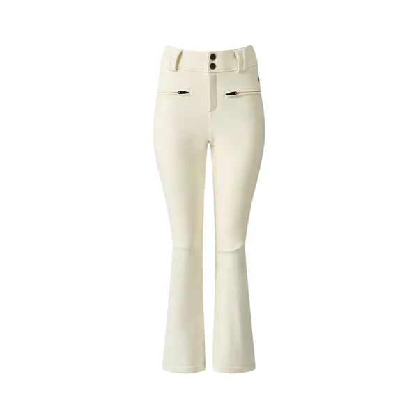 Perfect Moment Mid-Rise Aurora Flare Ski Pant in Snow White | Pants | Coveti