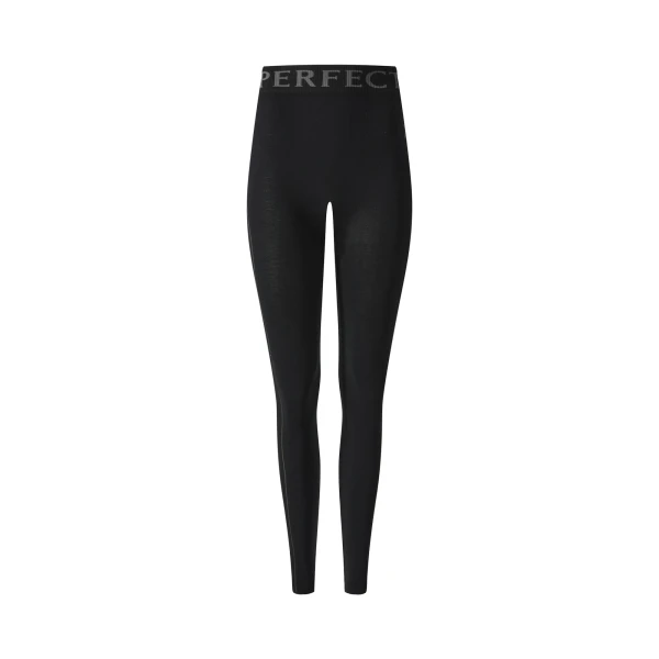 Perfect Moment Modal & Cashmere Blend Base Layer Legging in Black | Leggings | Coveti