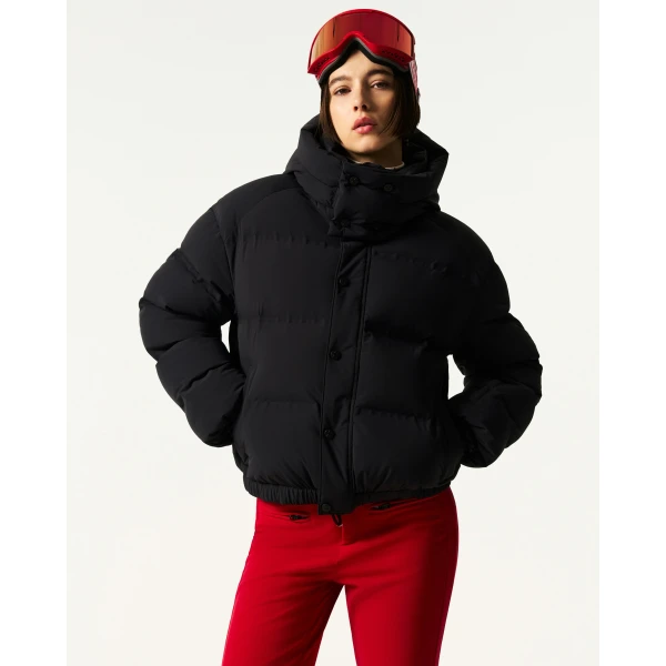 Perfect Moment Moment Puffer in Black, view 4 | Jackets | Coveti