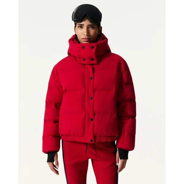 Perfect Moment Moment Puffer in Red, view 2 | Jackets | Coveti