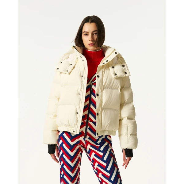 Perfect Moment Moment Puffer in White, view 3 | Jackets | Coveti
