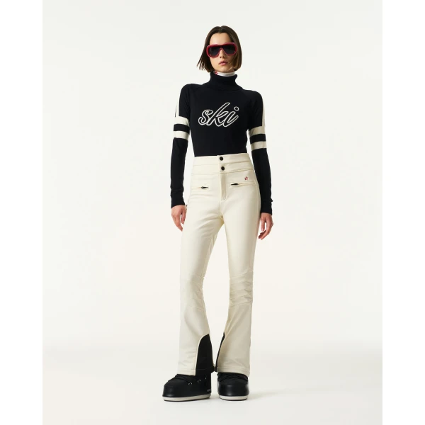 Perfect Moment Neve Merino Wool Sweater in Navy, view 2 | Sweaters | Coveti