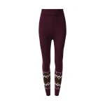 Perfect Moment Nordic Merino Wool Legging in Burgundy | Leggings | Coveti