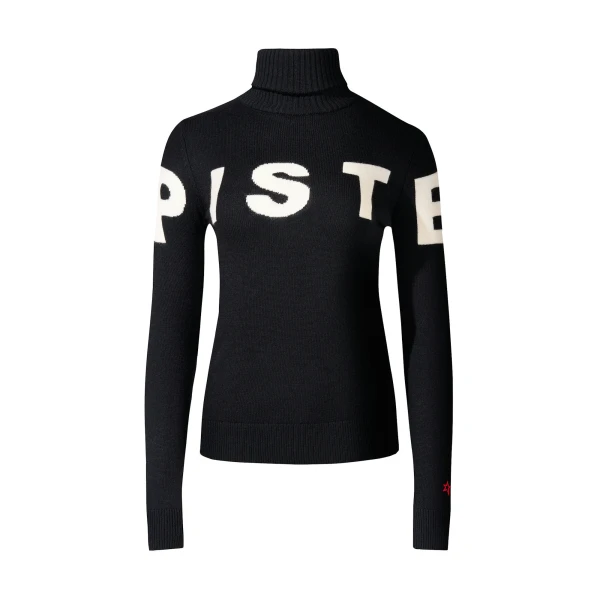 Perfect Moment Piste Merino Wool Sweater in Black | Sweaters | Coveti