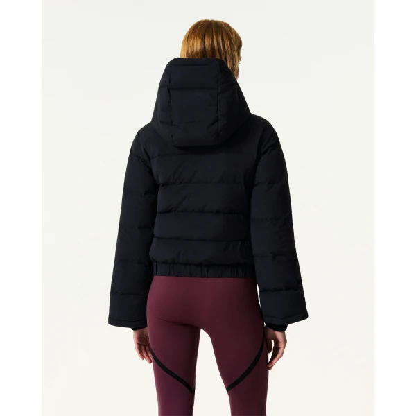 Perfect Moment Polar Flare Down Jacket in Black, view 4 | Jackets | Coveti