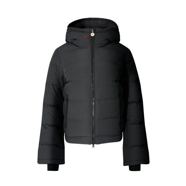 Perfect Moment Polar Flare Down Jacket in Black | Jackets | Coveti