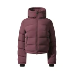 Perfect Moment Polar Flare Down Jacket in Burgundy | Jackets | Coveti