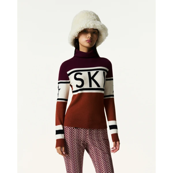 Perfect Moment Schild Merino Wool Sweater in Autumn, view 3 | Sweaters | Coveti