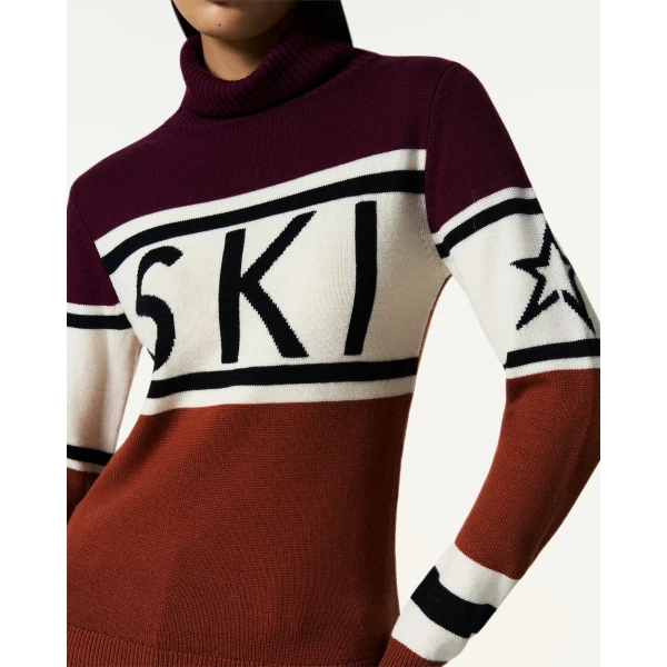 Perfect Moment Schild Merino Wool Sweater in Autumn, view 4 | Sweaters | Coveti