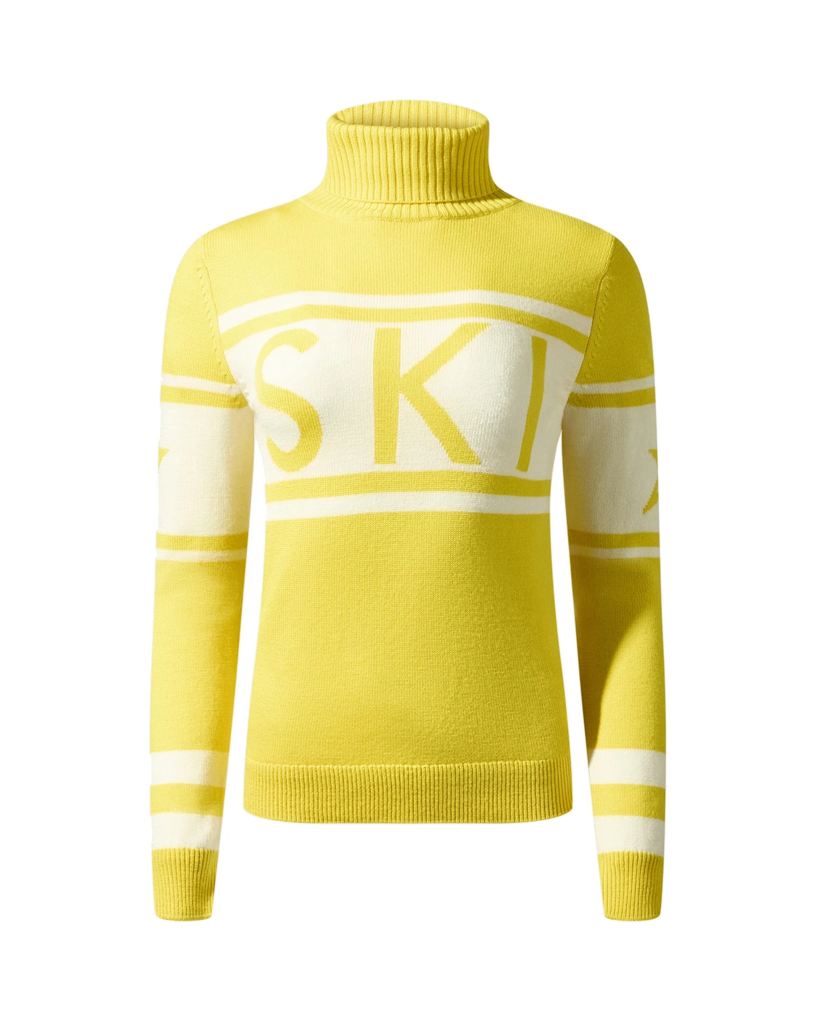 Perfect Moment Schild Merino Wool Sweater in Diamond Yellow Perfect Moment Schild Merino Wool Sweater in Diamond Yellow | Sweaters | Coveti