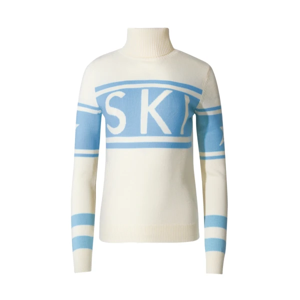 Perfect Moment Schild Merino Wool Sweater in Sky Blue | Sweaters | Coveti