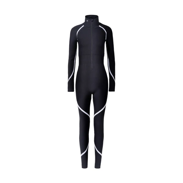 Perfect Moment Seamless Base Layer Jumpsuit in Black | Jumpsuit | Coveti