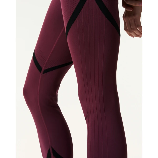 Perfect Moment Seamless Base Layer Jumpsuit in Burgundy, view 6 | Jumpsuit | Coveti
