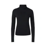 Perfect Moment Seamless Hooded Base Layer Top in Black Perfect Moment Seamless Hooded Base Layer Top in Black | Long Sleeve | Coveti