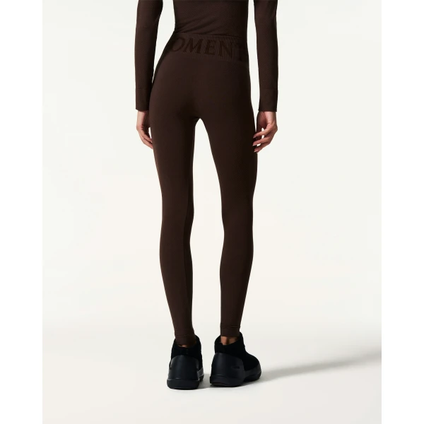 Perfect Moment Seamless Thermal Legging in Brown, view 4 | Leggings | Coveti