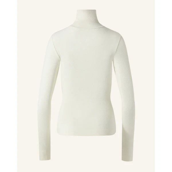 Perfect Moment Seamless Thermal Top in Snow White, view 6 | Long Sleeve | Coveti