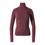 Perfect Moment Seamless Thermal Top in Wine | Long Sleeve | Coveti