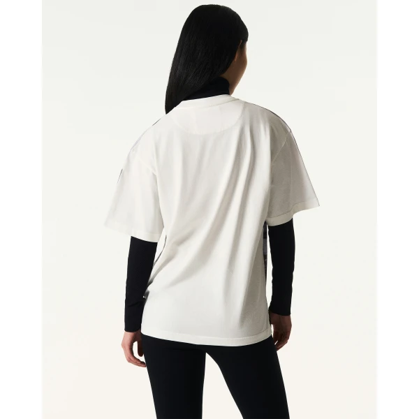 Perfect Moment Sloan Printed Tee in White, view 4 | T-shirts | Coveti